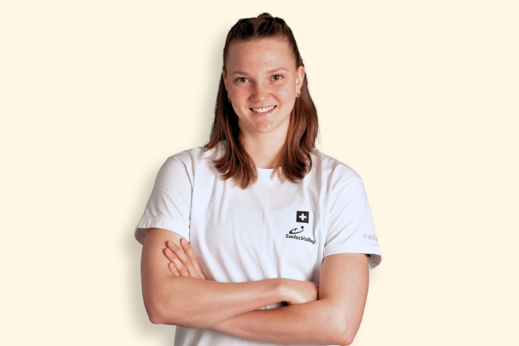 Portrait von Muriel Bossart - Beachvolleyball, Teil der Brunos Talents.